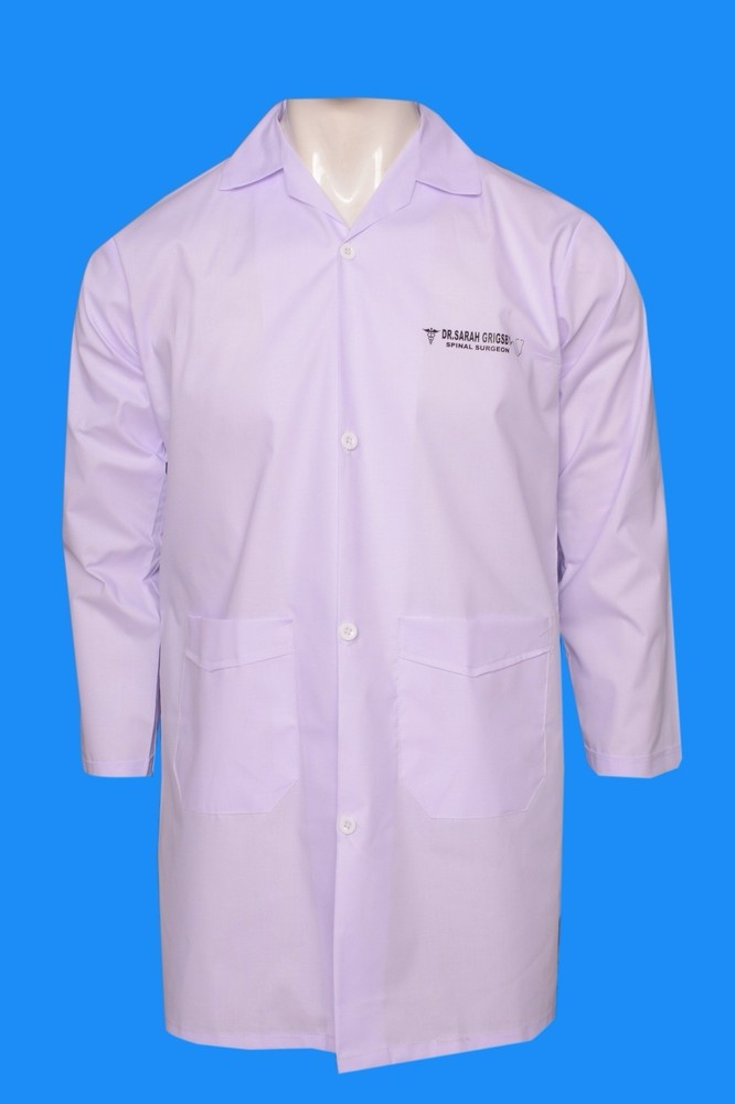 Personalized  Men's Lab Coat Printed.S-2XL