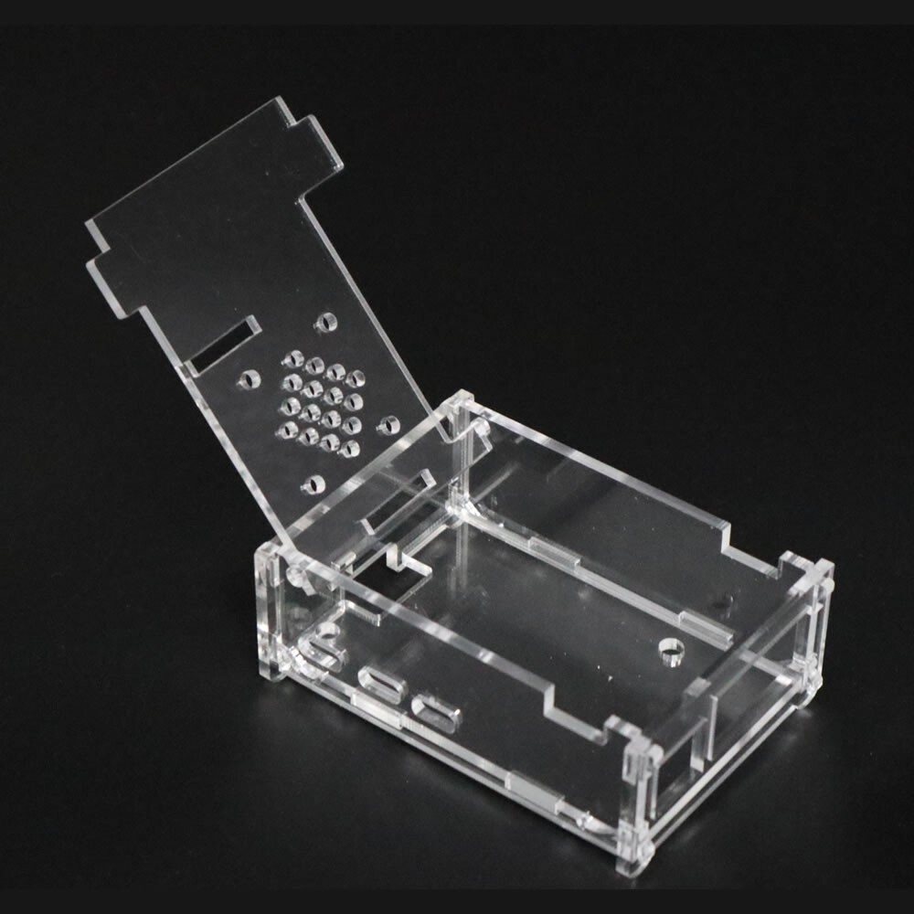No Screws Clear Acrylic Case Enclosure Box For Raspberry Pi 5