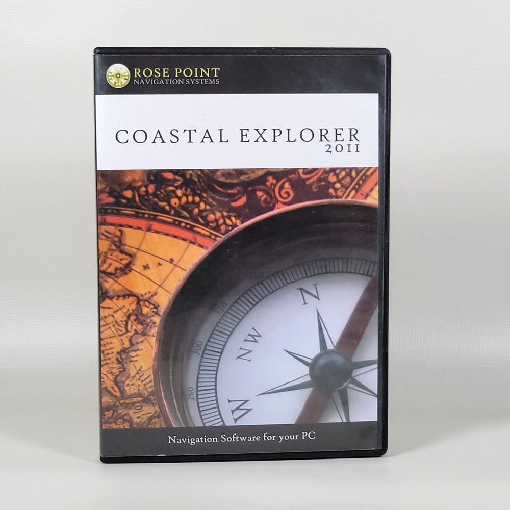 Rose Point Navigation Systems Coastal Explorer 2011 PC/DVD Nav Software NO KEY