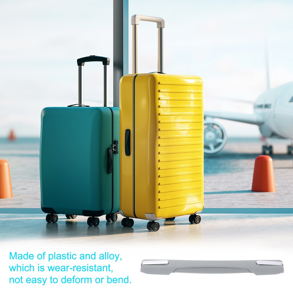 Luggage Handle, 8.86" x 0.98" Pull Handle Grip Replacement for Suitcase, Grey