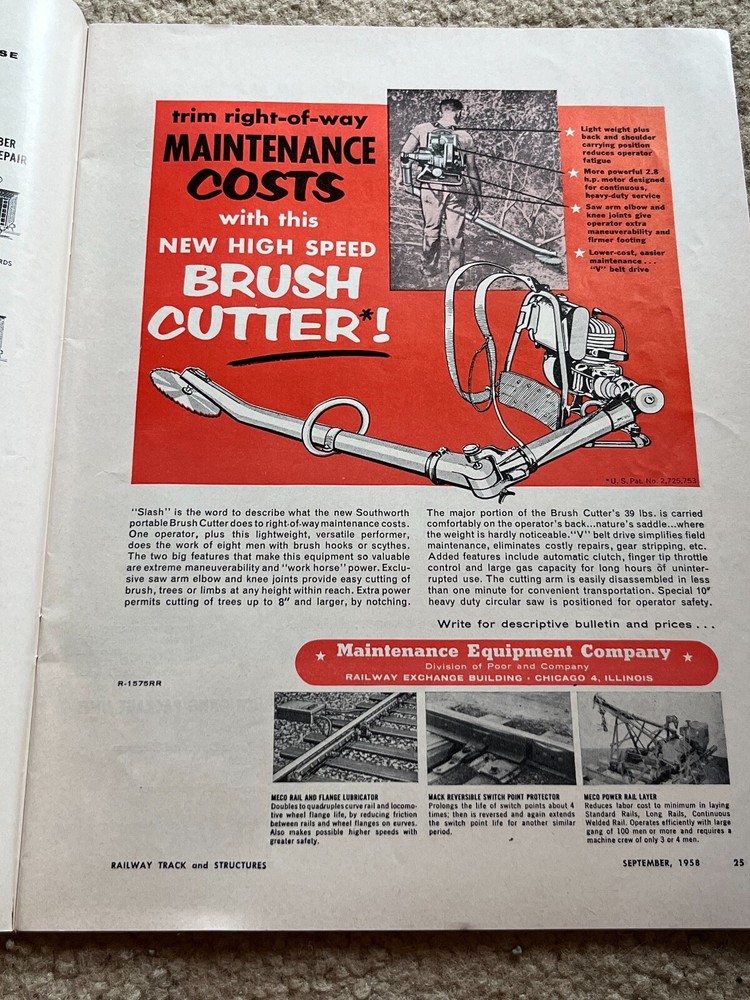 Railway Track and Structures - September 1958