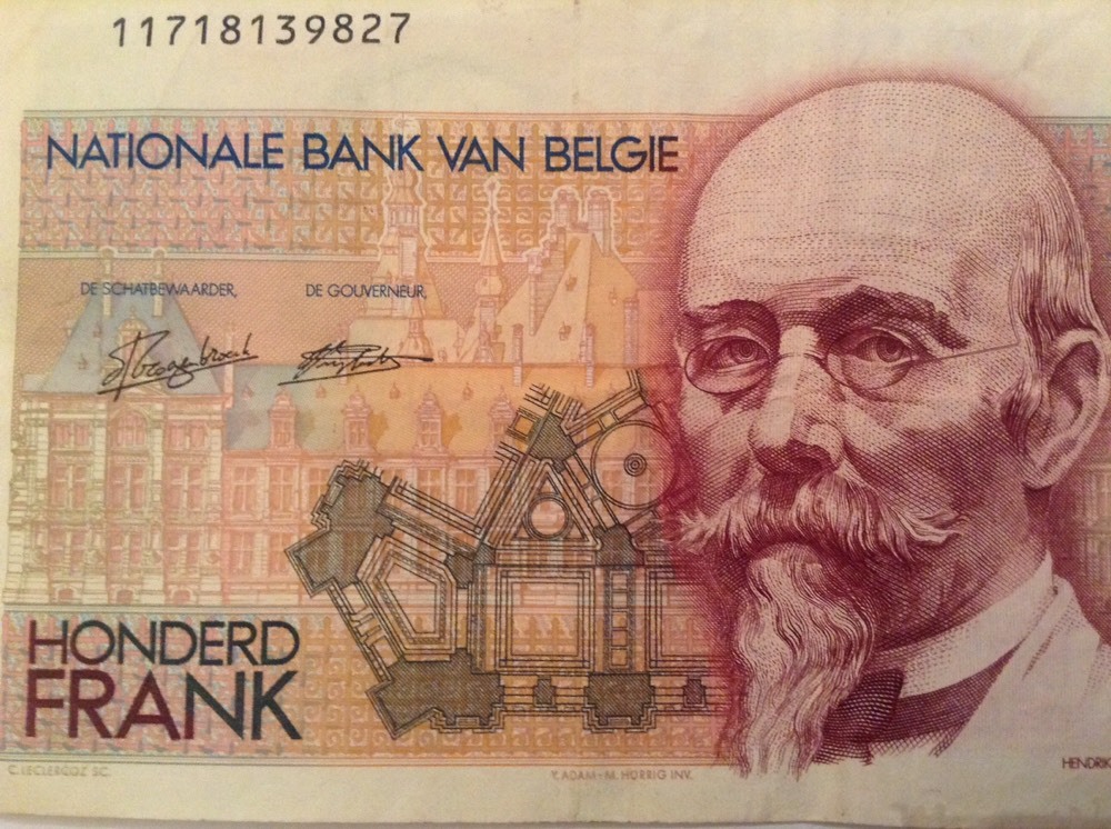 Belgium Banknote. 100 Francs. Dated 1982-94