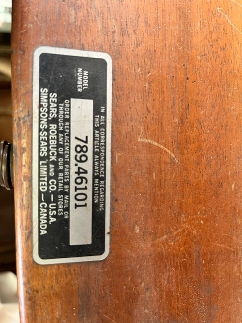 Antique sears transit 789.46101
