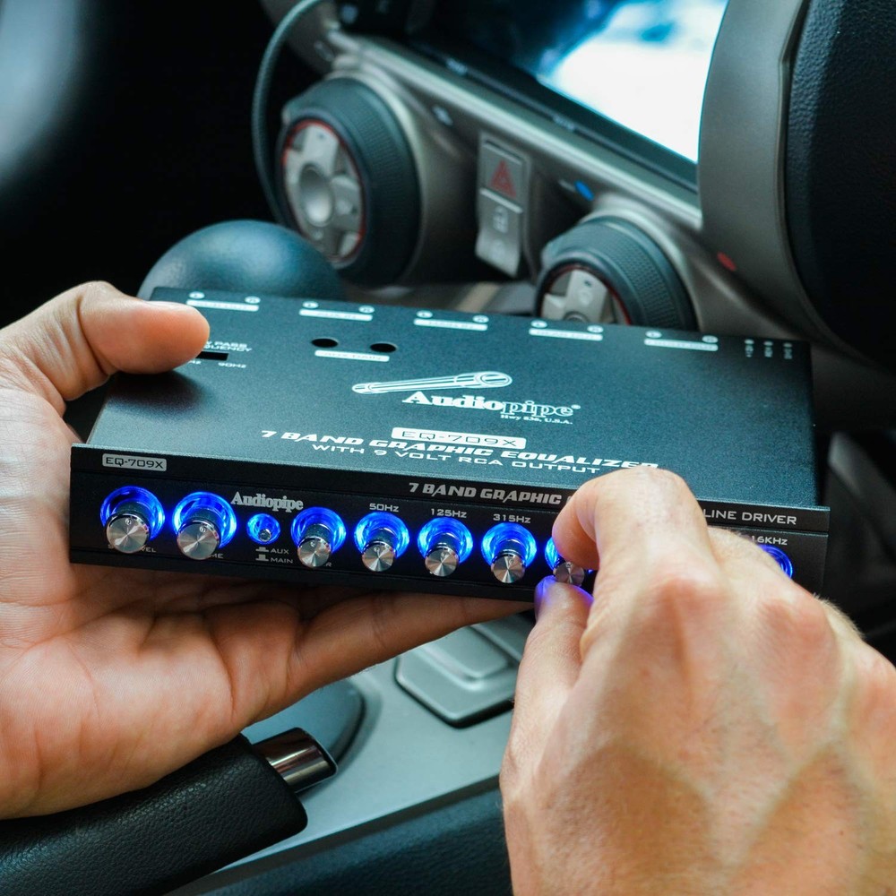 EQ-709X 7-Band Graphic in-Dash Equalizer