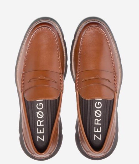 Men's Loafer Cole Haan 4.ZEROGRAND - BROWN LEATHER /BRITISH TAN / JAVA