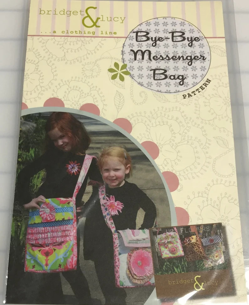 Bye Bye Messenger Bag Sewing Pattern new