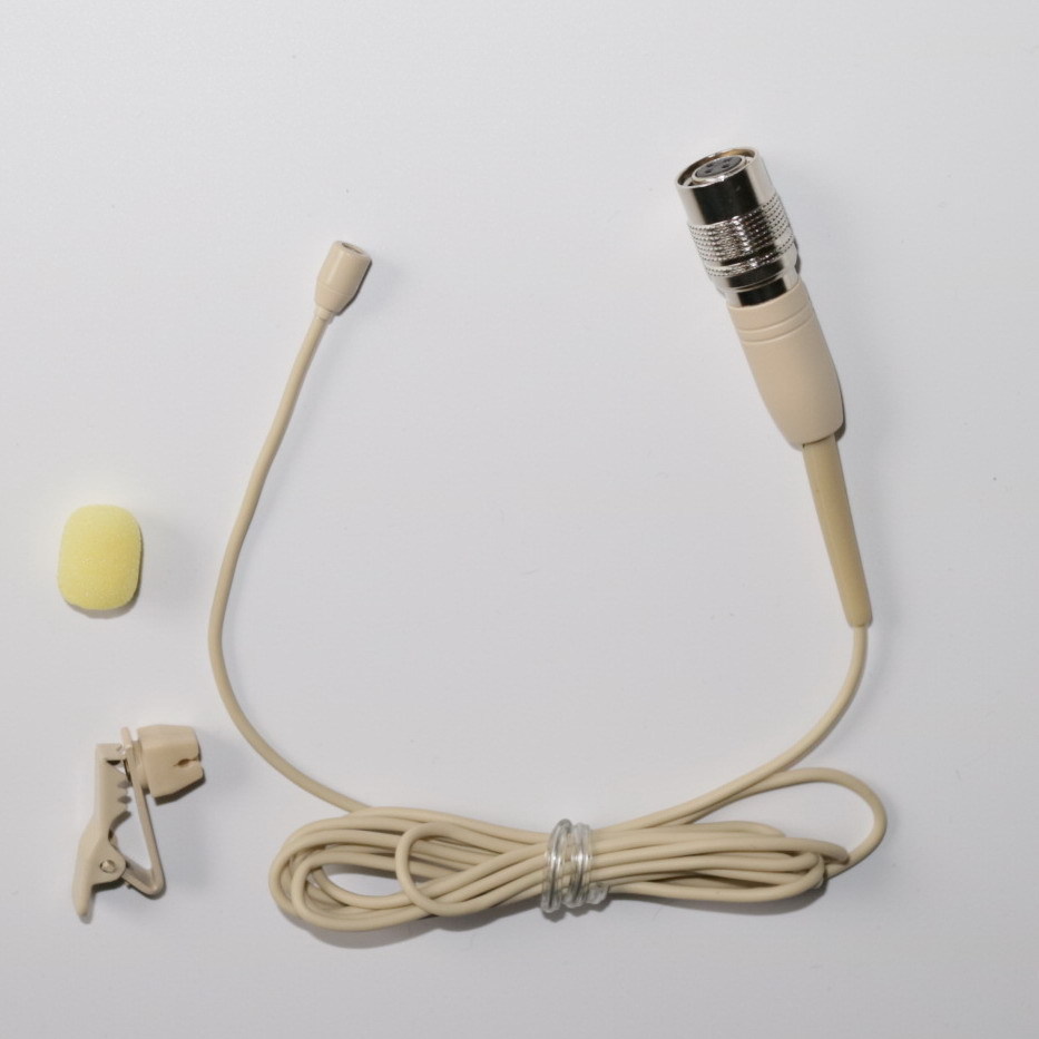 Mini Authentic Clip-On Lavalier Microphone For Audio Technica Wireless Mic Belt