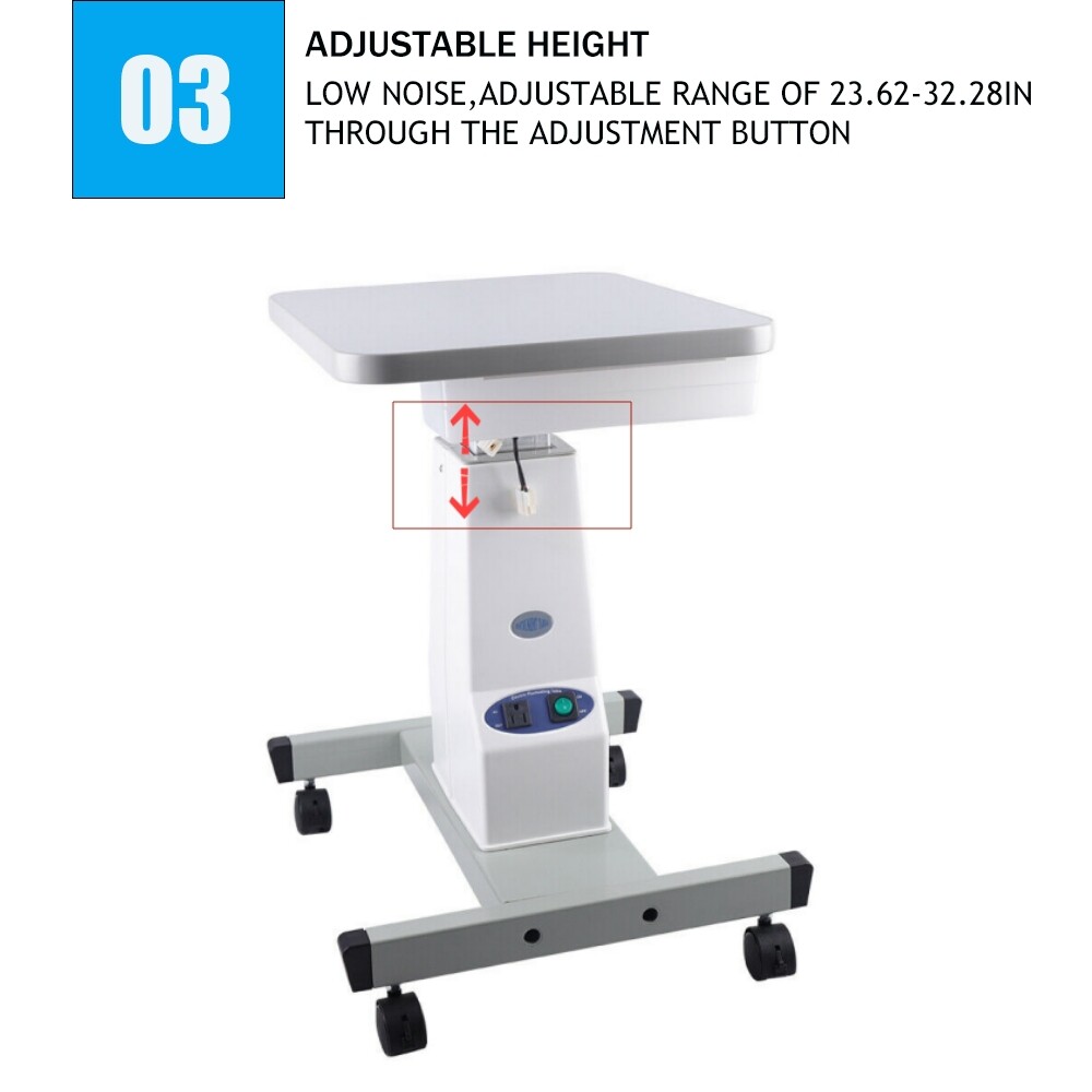 Electric Optometry Instrument Optical Table Optometry Lift Table Load 15kg