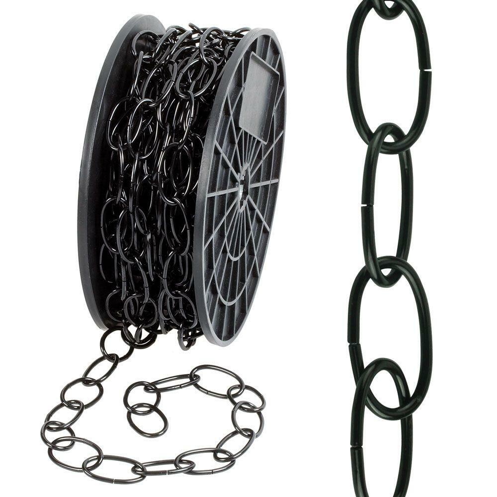 11 Gauge x 50' BLACK DECORATOR CHAIN
