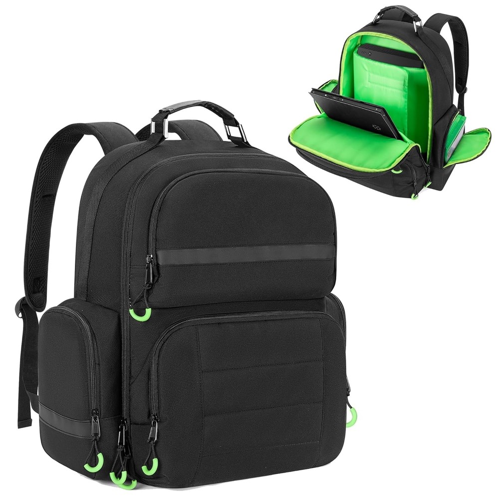 PGmoon Game Console Backpack Compatible with Xbox One/One S/ One X, Xbox...