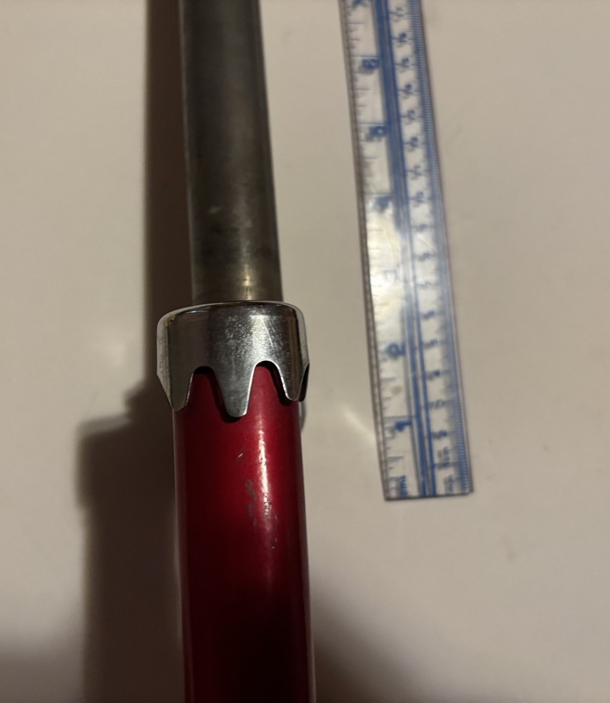 Red Schwinn Lightweight Fork Nice Chrome