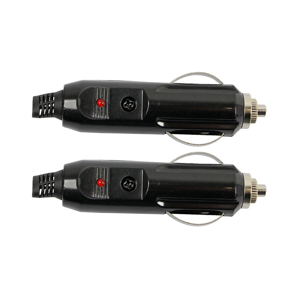 2Pack 12V Male Car Cigarette Lighter Socket Plug Connector NEW US