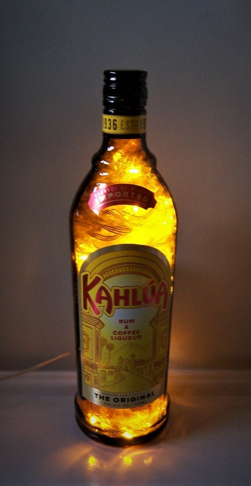 KAHLUA Liqueur 750ml Bottle Light w/100 Motion LEDs Inside & 8 Light Modes