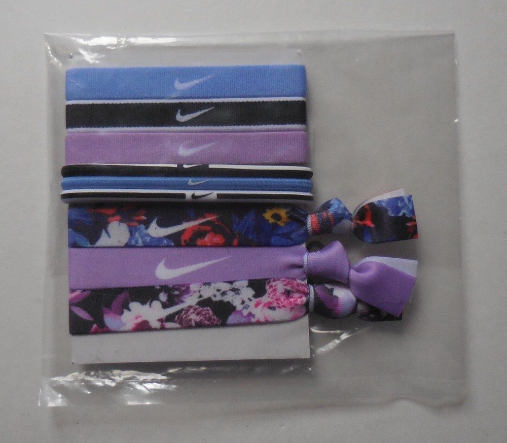 Nike Mixed Ponytail Holder Assorted 9Pk YOUTH Multicolor