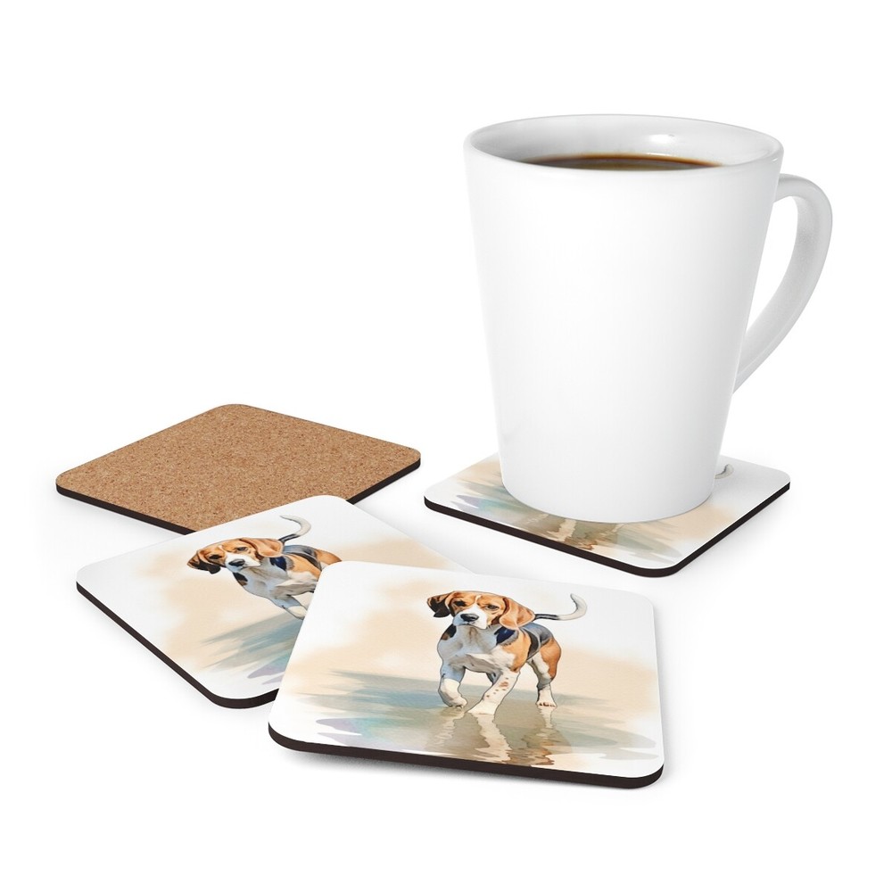 Beagle Coaster Set