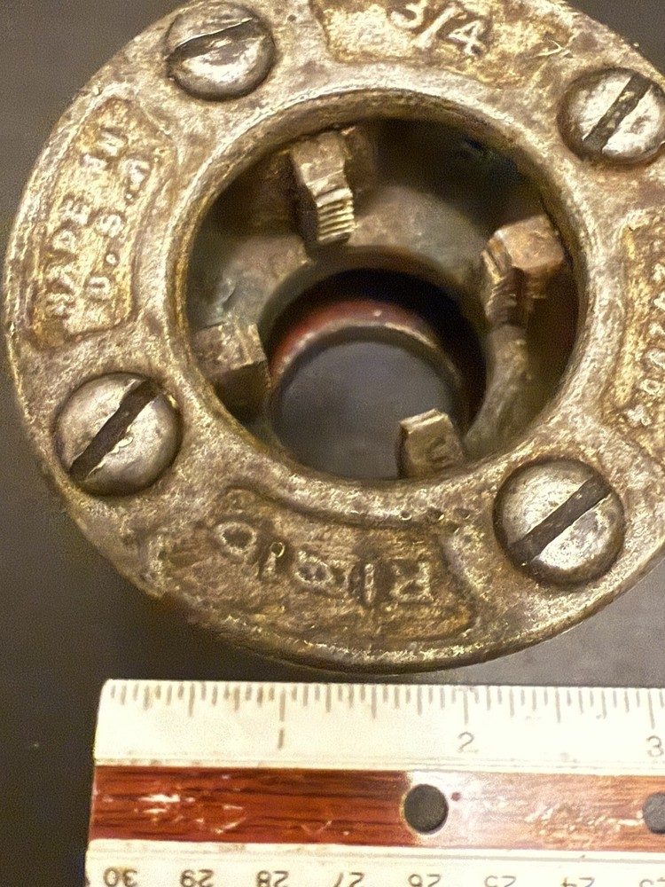 Vintage Ridgid Ratchet Pipe Threader 3/4" Pipe Die Head