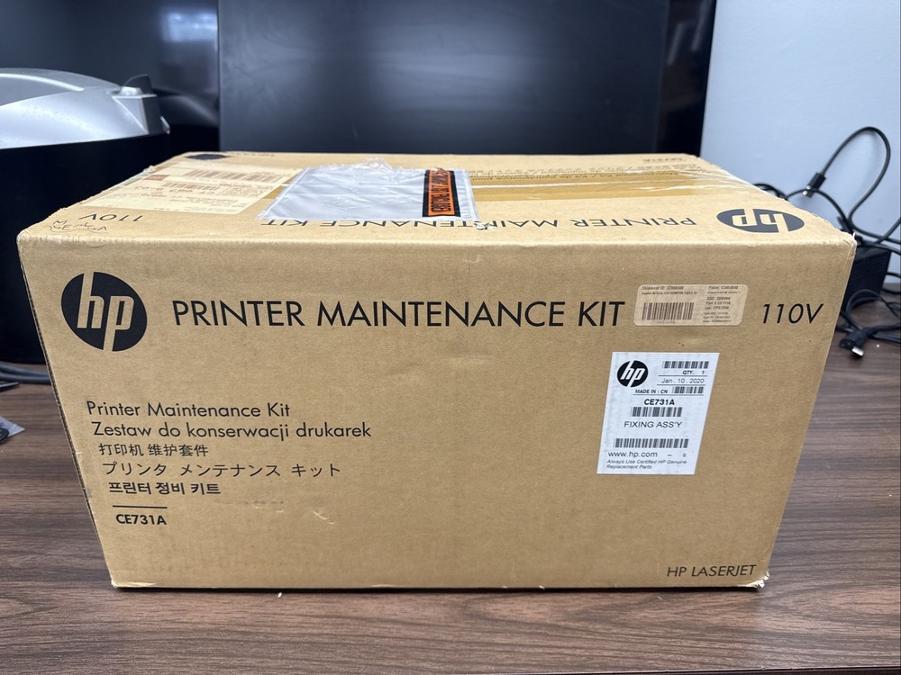 HP Printer Maintenance Kit 110V Model CE731A Not Open
