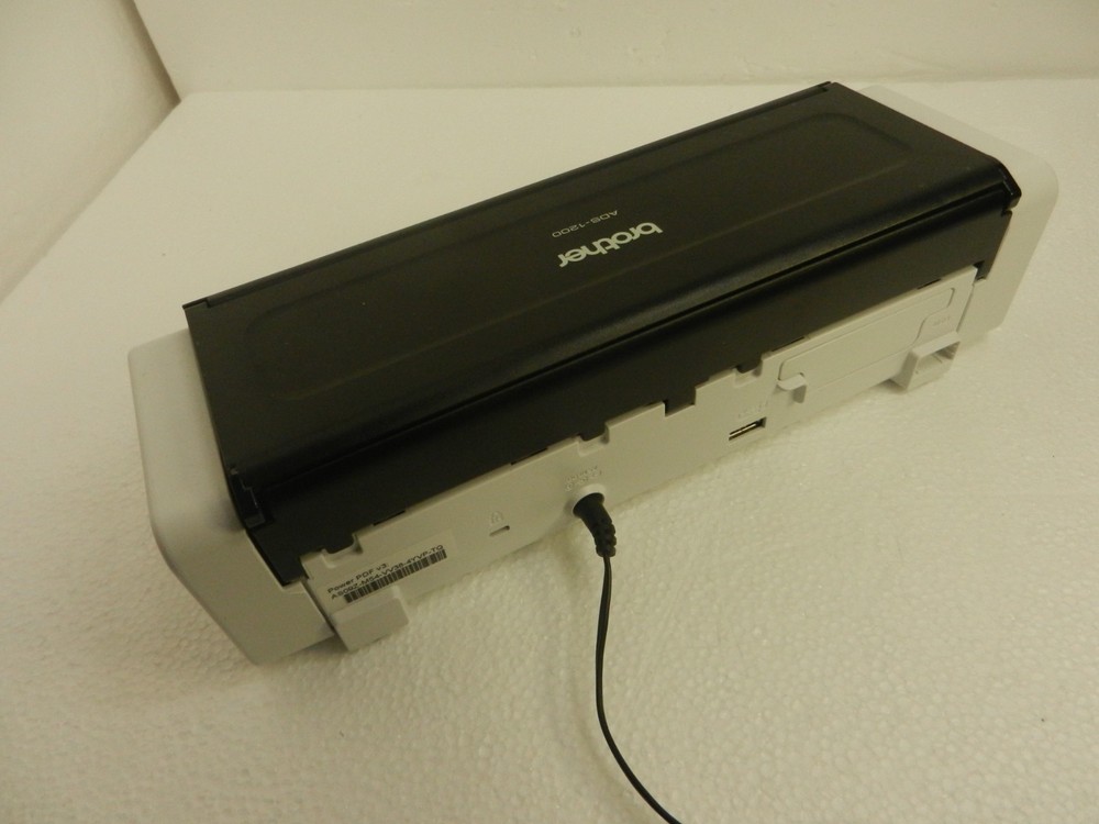 Brother ADS-1200 Compact Duplex Color Document Scanner w/ AC Adapter & USB Cord