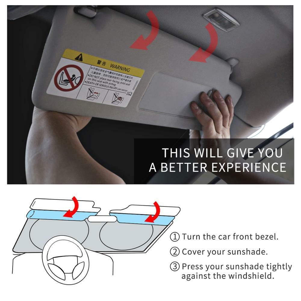 For Mini Cooper S Foldable Car Windshield Sun Shade Union Jack Front Visor cover