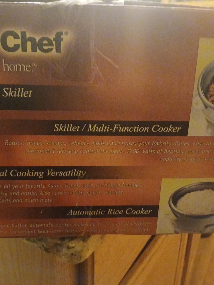 Magic Chef Multi Function Skillet And Rice Cooker #120 In Orginal Box