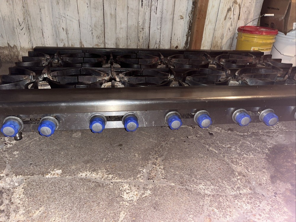 10 burner imperial table top gas range