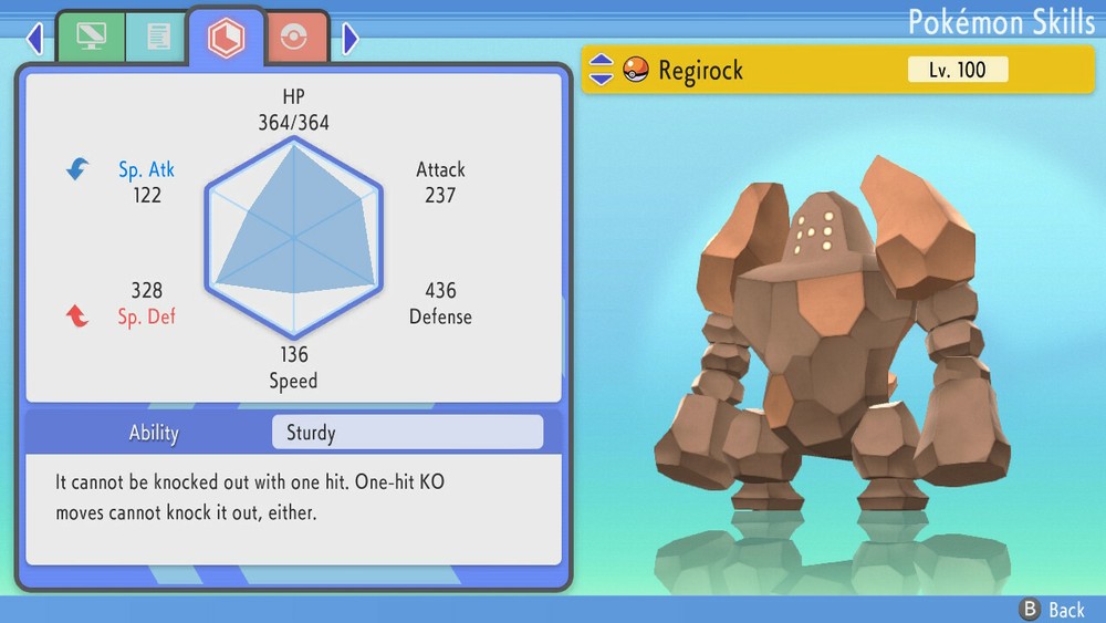 Shiny Regirock 6IVs Pokemon BDSP
