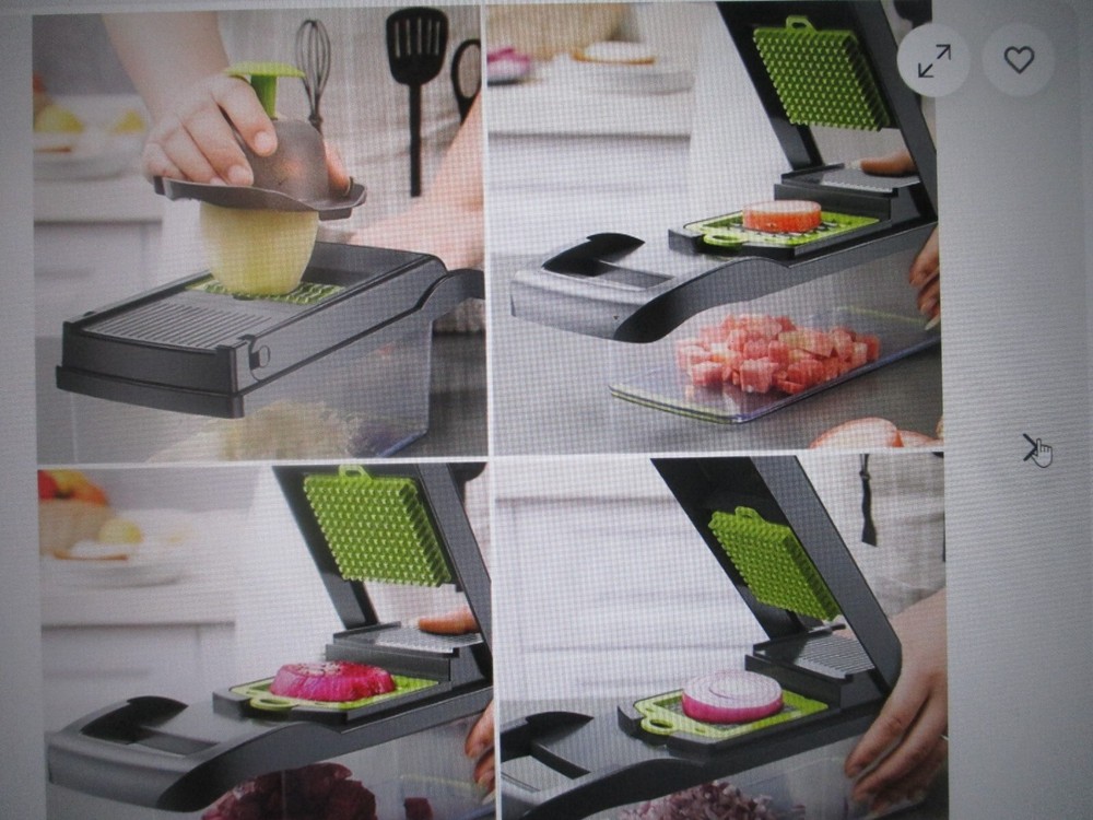 8 Piece Multi-Functional Grater, Slicer Mandolin Style