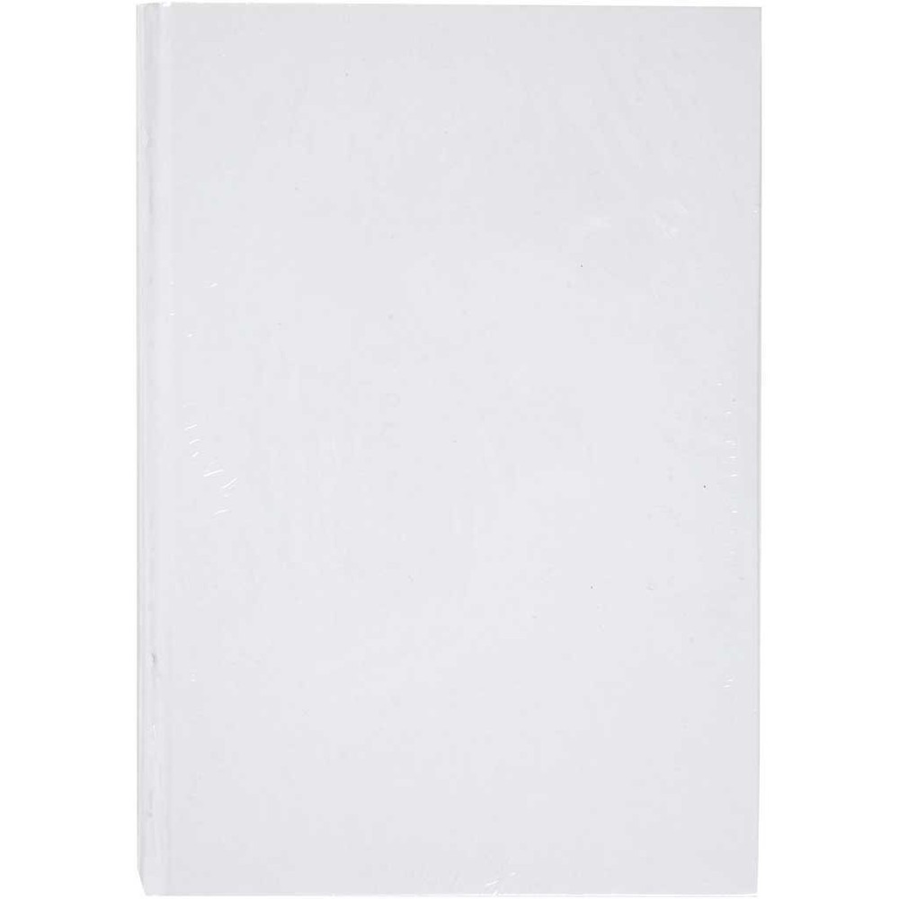 Notebook, A5 15x21 cm, white, 1 pc