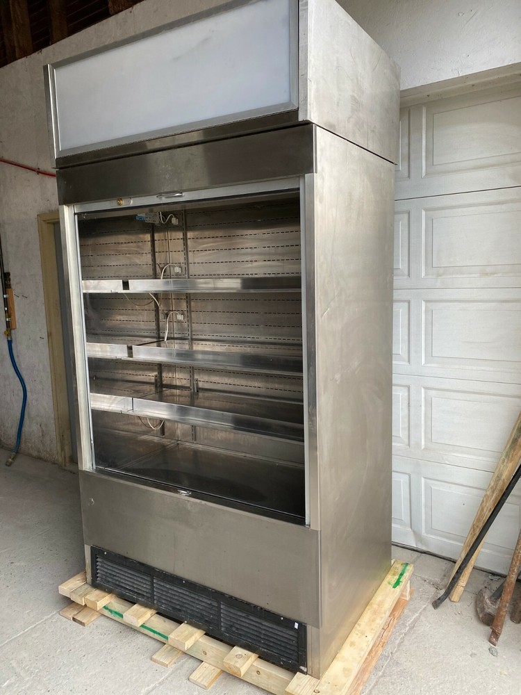 RPI Refrigerated Lighted Security Display Case 48 Inch Cabinet 110/220 Tested