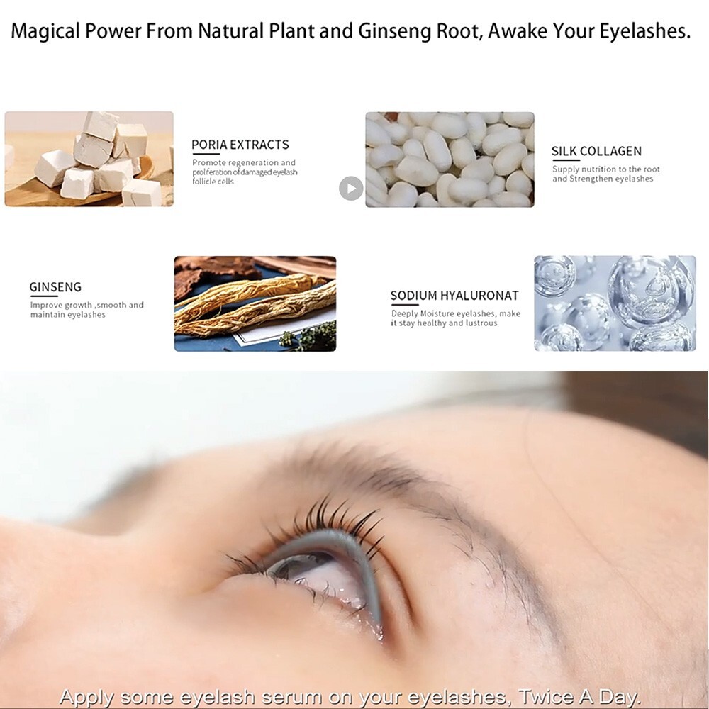 Eye Magic Eyelash Essence Organic Growth Serum