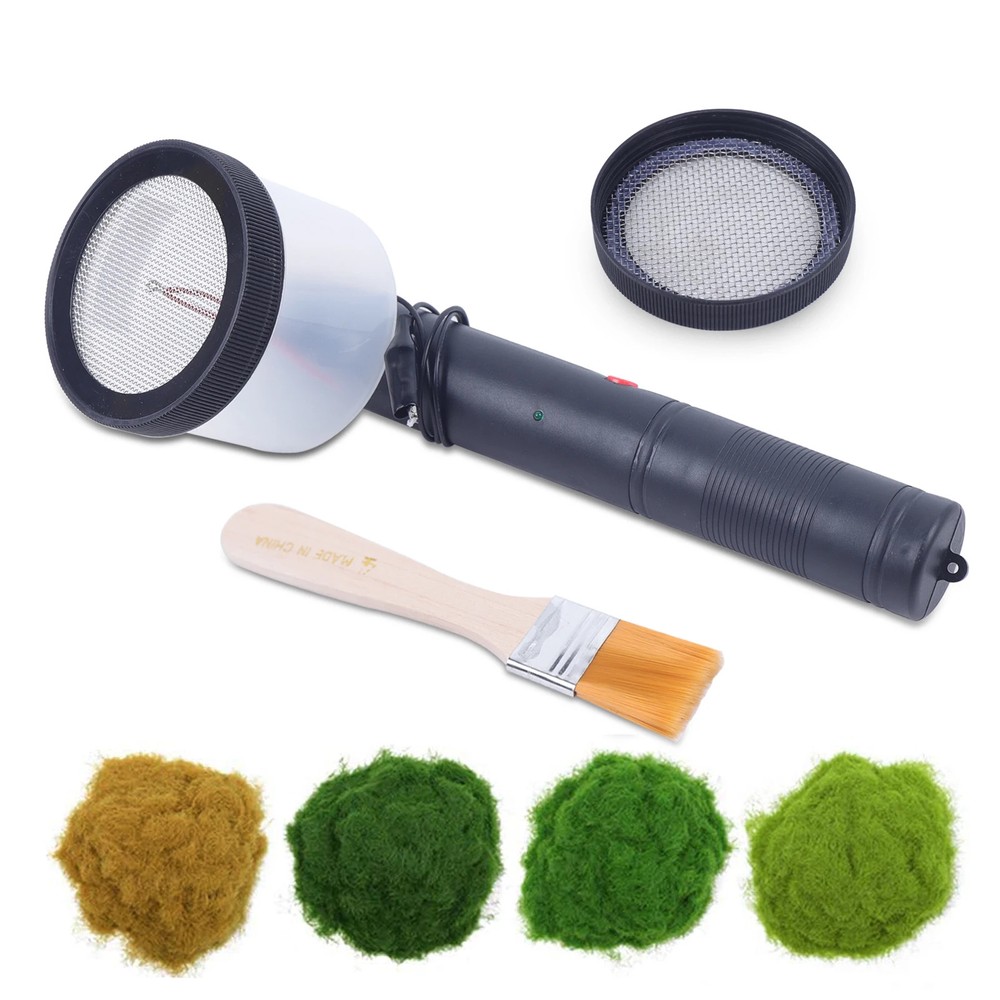Portable Electrostatic Flocking Machine,DC3000V High-Efficiency Grass Applicator