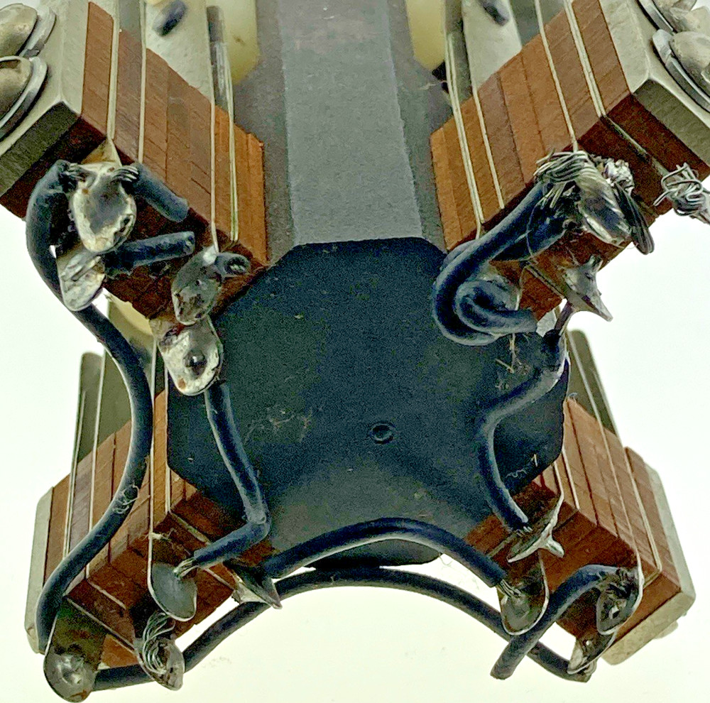 VINTAGE PANEL MOUNT 8 pole, 5 position ,non shorting, JOYSTICK LEVER SWITCH