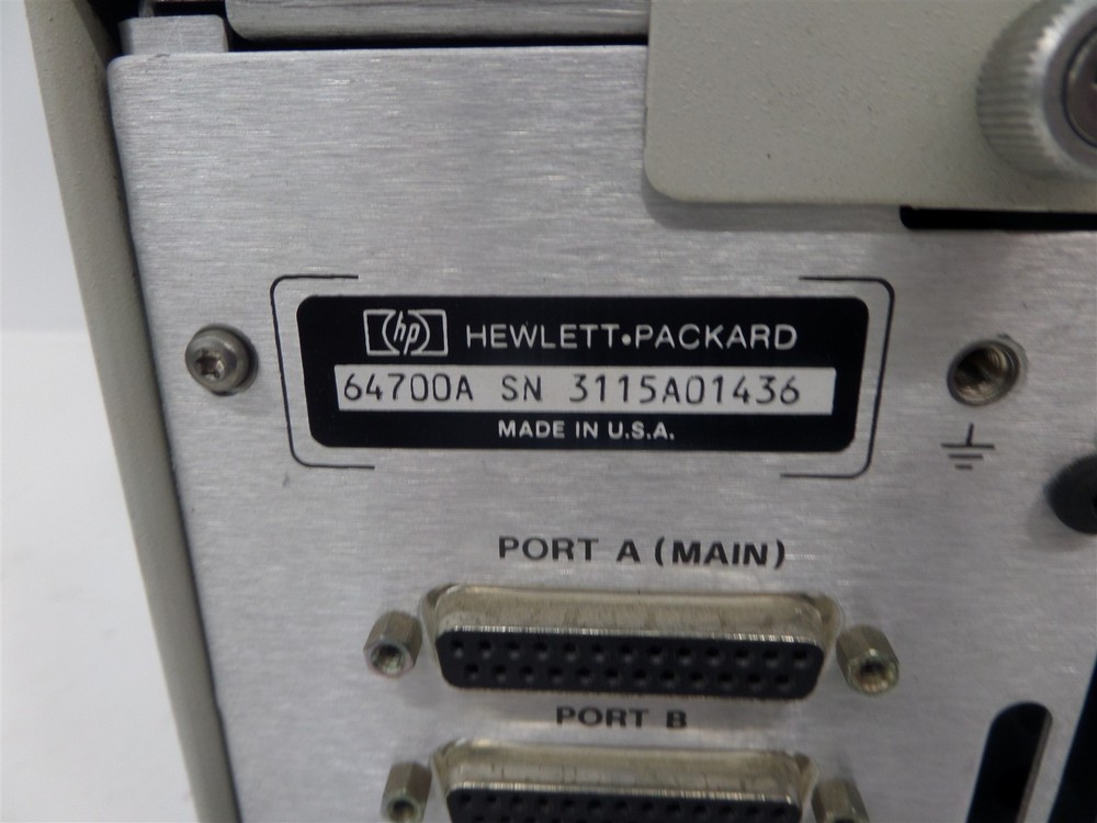 Vintage Hewlett Packard Series 64700 Computer 64700A - No External Memory Card