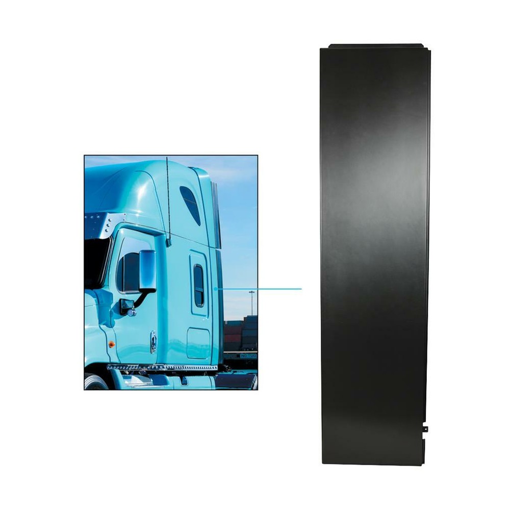 Lower Sleeper Fairing for 2008-2017 Freightliner Cascadia - Black - Driver