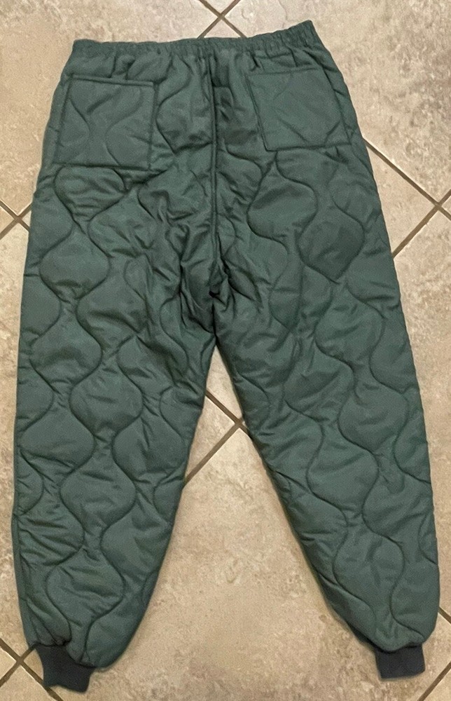 Vintage USAF Flyer Trouser Quilted Liners Size Large