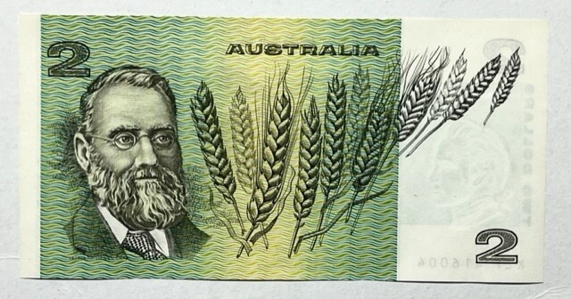 AUSTRALIA - $2 Dollars - 1983 - Pick 43d - Gem Crisp Uncirculated!