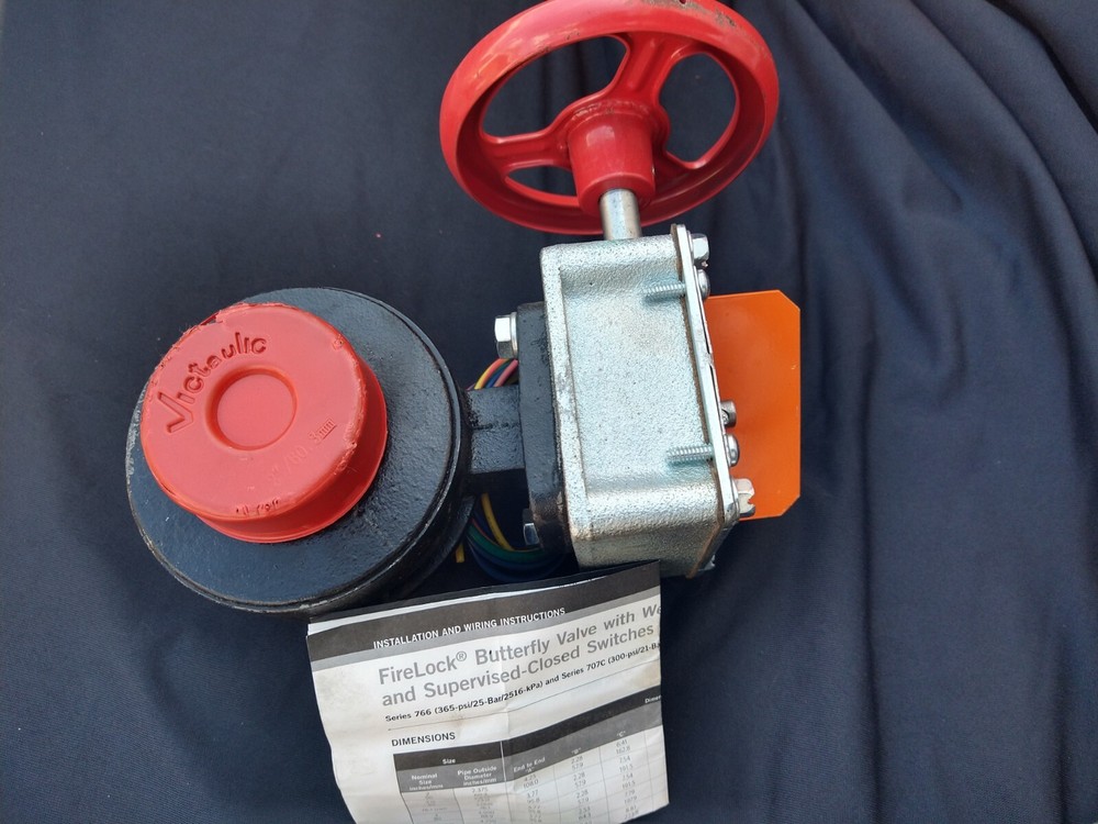 firelock butterfly valve 707c