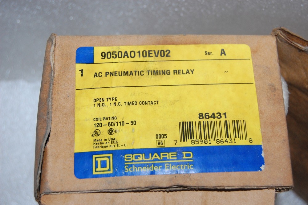 Square D 9050AO10EV02 Pneumatic Timer
