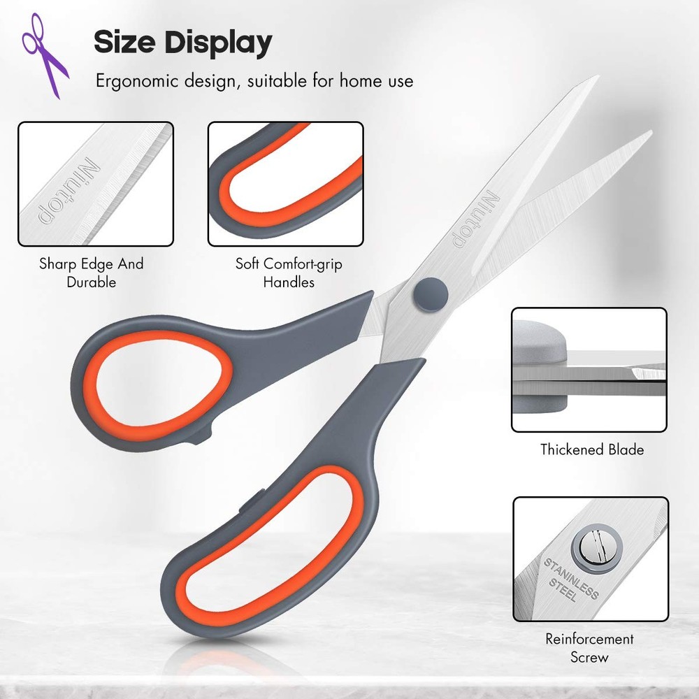 25 PCS 8 Inch Scissors Bulk Multipurpose Sharp Sewing Craft Fabric Shears