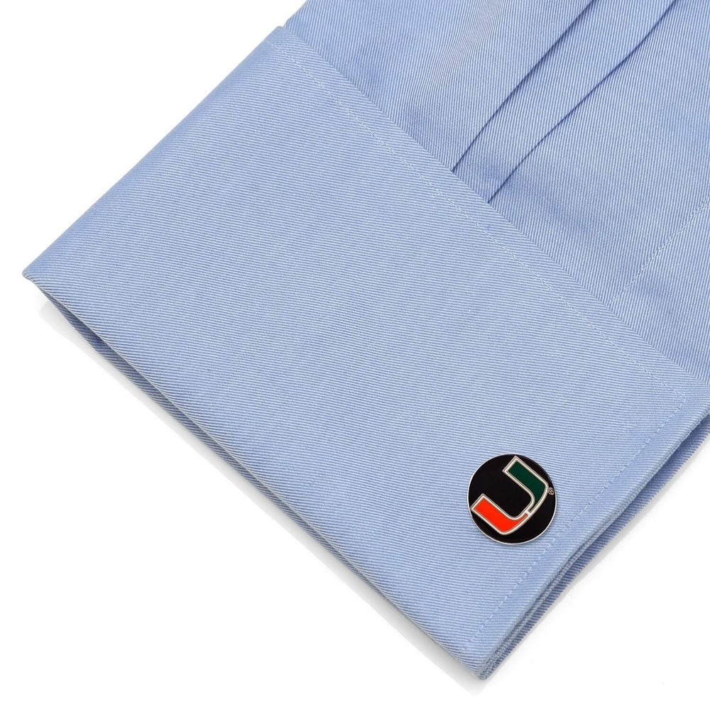 NCAA Miami Hurricanes Cufflinks
