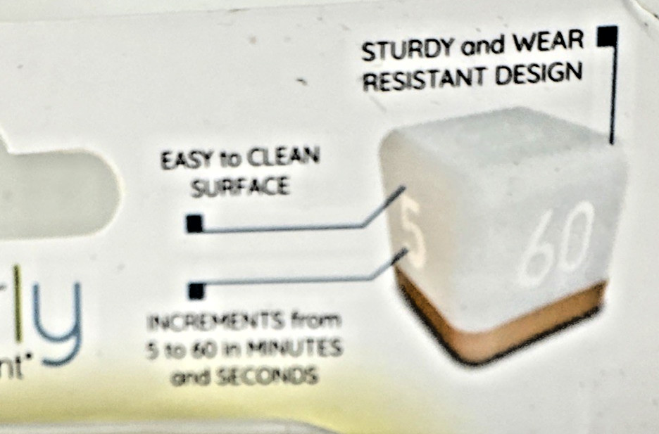 NEW OLD STOCK 3"Cube Timer LED Display Digital Timer Cooking Study LIGHTS UP