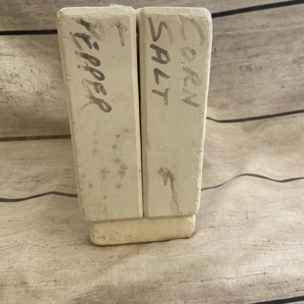 Unbranded Ceramic Casting Mold Two Corn Salt And Pepper #MC-245