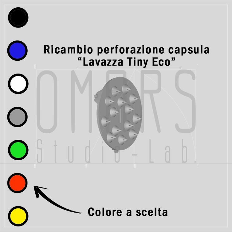 1x replacement disc drilling capsule coffee machine LAVAZZA TINY