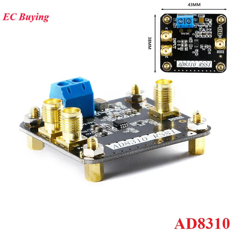 AD8310 Differential RF Log Detector Module, DC-440M,Voltage Output Log Board