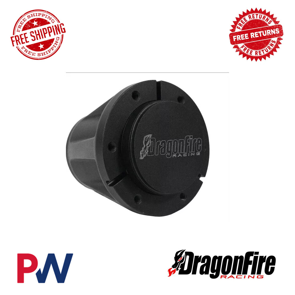 DragonFire Racing Black-anodized Fixed Hub Steering Wheel Hubs - 522023