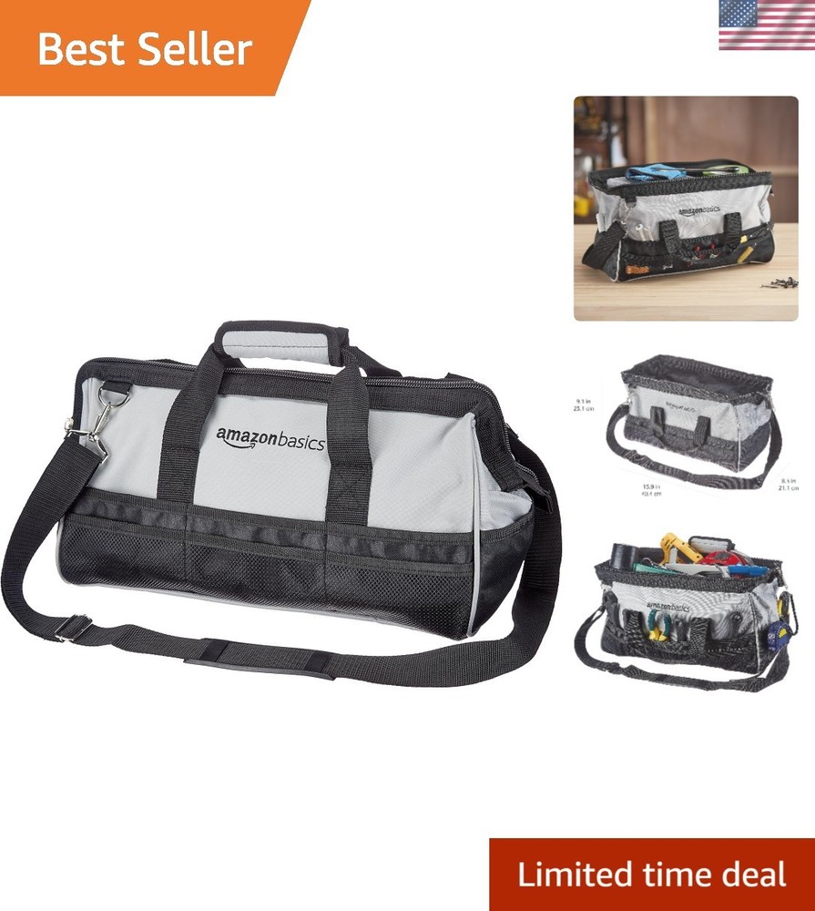 Durable Portable Black & Grey Tool Organizer