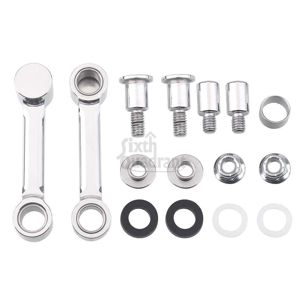 For Harley FXSTS Softail Springer 1993-2006 Front Fender Mount Bracket Chrome