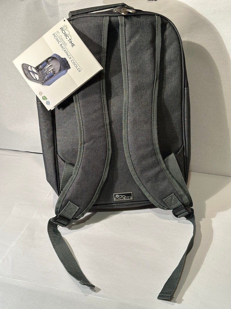 PT-Colorado Picnic Cooler Backpack--Includes Service for 2 + Section for 20 cans