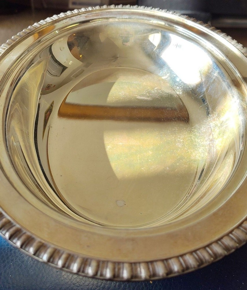 Silver plated dish