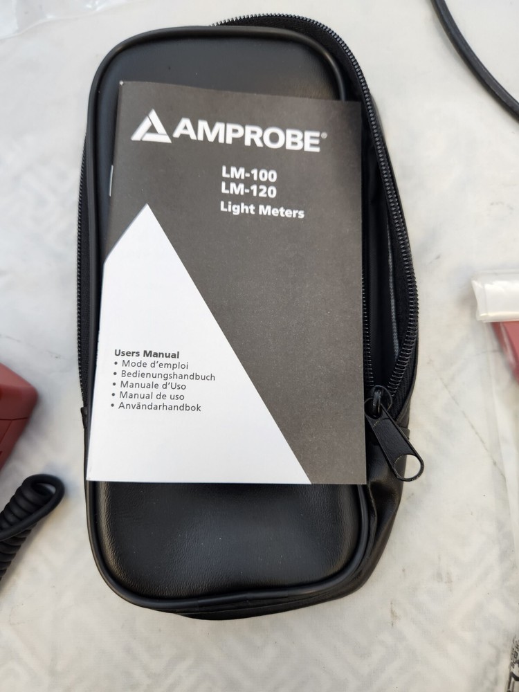 AMPROBE LM-120 Light Meter Auto Ranging, USED PRISTINE !